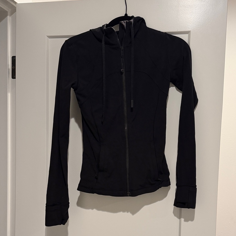 Lululemon Black Hooded Define Jacket